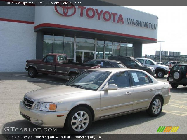 2004 Kia Optima LX V6 in Cream Gold