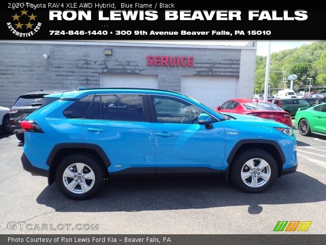 2020 Toyota RAV4 XLE AWD Hybrid in Blue Flame