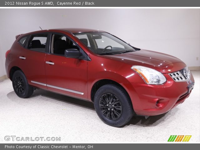 2012 Nissan Rogue S AWD in Cayenne Red