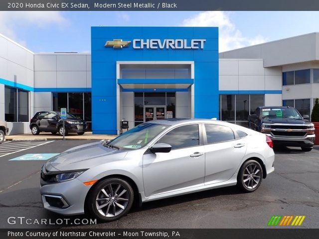 2020 Honda Civic EX Sedan in Modern Steel Metallic