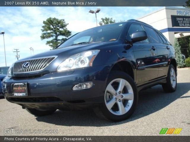 2007 Lexus RX 350 AWD in Neptune Blue Mica