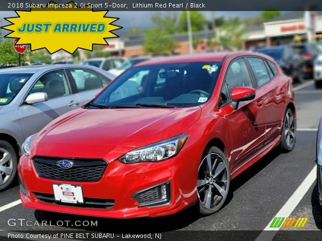2018 Subaru Impreza 2.0i Sport 5-Door in Lithium Red Pearl