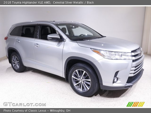 2018 Toyota Highlander XLE AWD in Celestial Silver Metallic