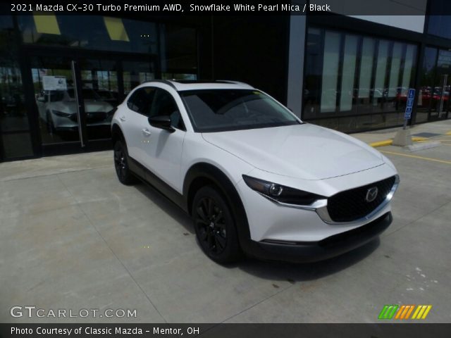 2021 Mazda CX-30 Turbo Premium AWD in Snowflake White Pearl Mica