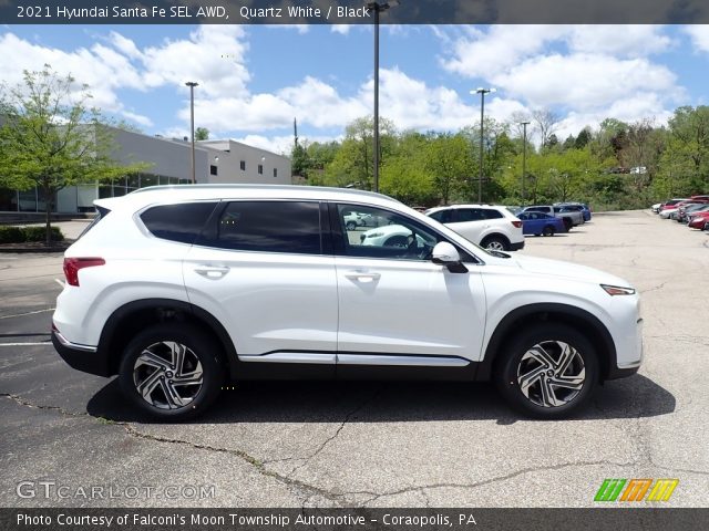 2021 Hyundai Santa Fe SEL AWD in Quartz White