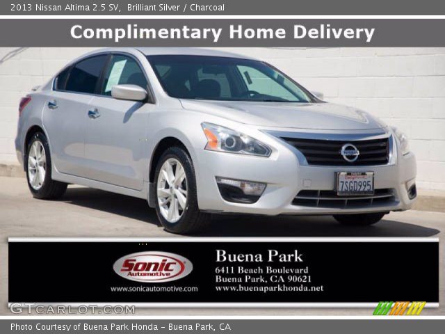 2013 Nissan Altima 2.5 SV in Brilliant Silver