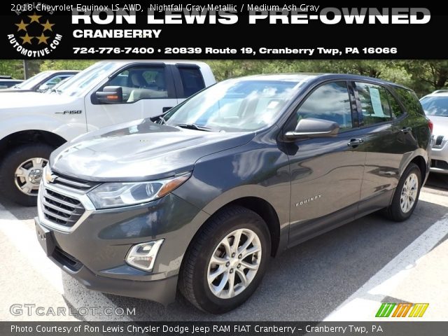 2018 Chevrolet Equinox LS AWD in Nightfall Gray Metallic