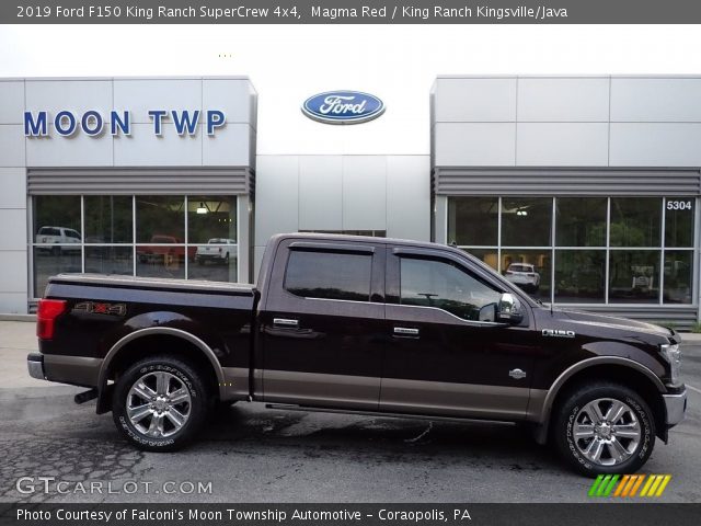 2019 Ford F150 King Ranch SuperCrew 4x4 in Magma Red