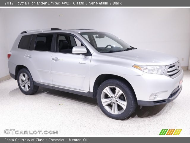2012 Toyota Highlander Limited 4WD in Classic Silver Metallic