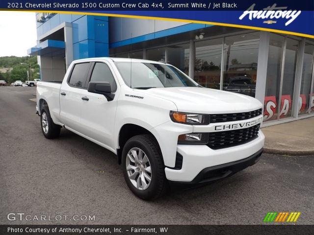 2021 Chevrolet Silverado 1500 Custom Crew Cab 4x4 in Summit White