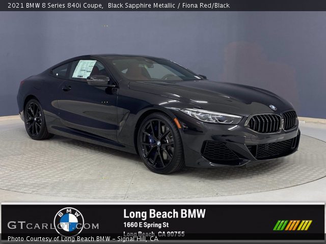 2021 BMW 8 Series 840i Coupe in Black Sapphire Metallic