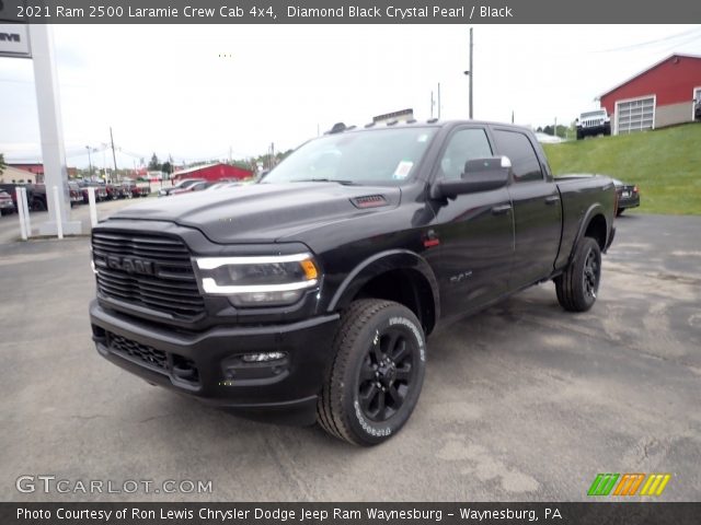 2021 Ram 2500 Laramie Crew Cab 4x4 in Diamond Black Crystal Pearl