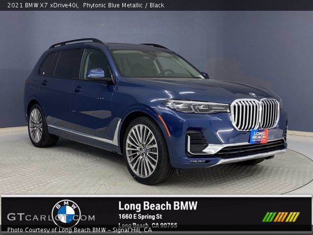 2021 BMW X7 xDrive40i in Phytonic Blue Metallic