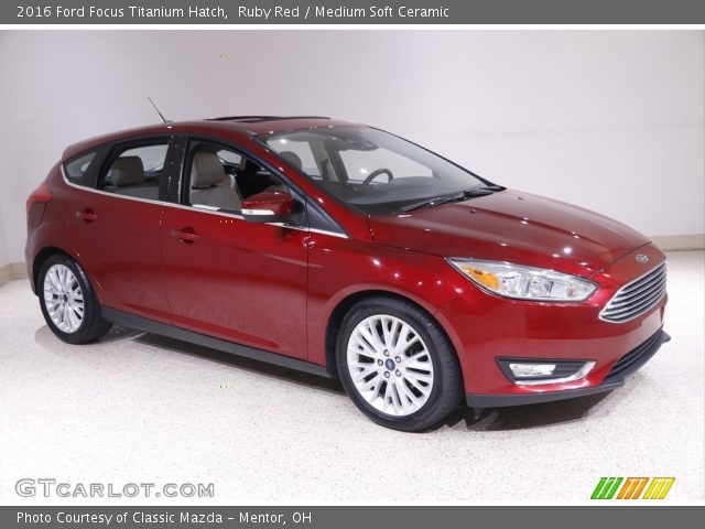 2016 Ford Focus Titanium Hatch in Ruby Red