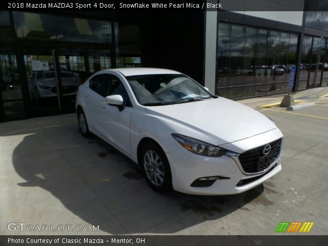 2018 Mazda MAZDA3 Sport 4 Door in Snowflake White Pearl Mica