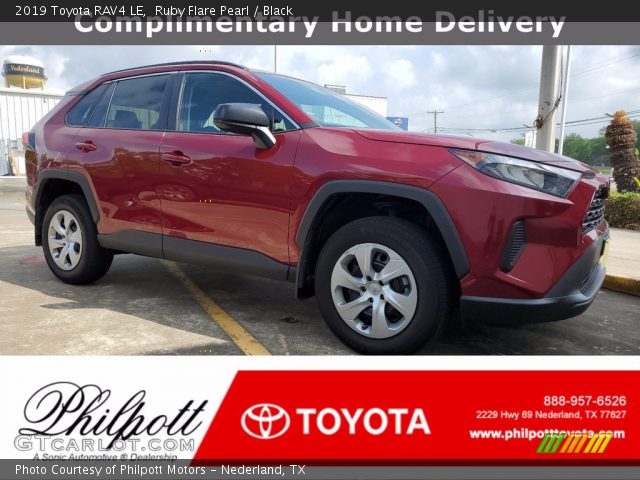 2019 Toyota RAV4 LE in Ruby Flare Pearl