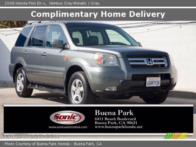 2008 Honda Pilot EX-L in Nimbus Gray Metallic