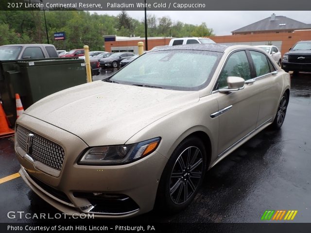 2017 Lincoln Continental Reserve in Palladium White Gold