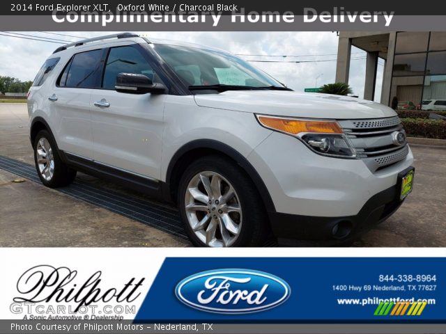 2014 Ford Explorer XLT in Oxford White