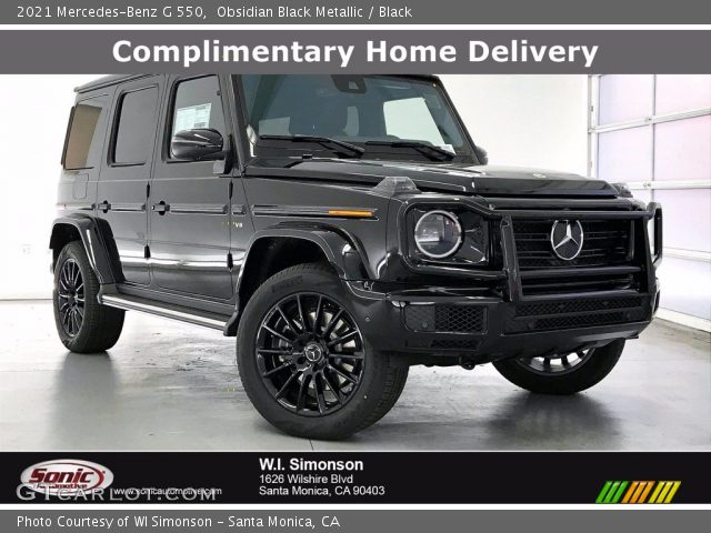 2021 Mercedes-Benz G 550 in Obsidian Black Metallic