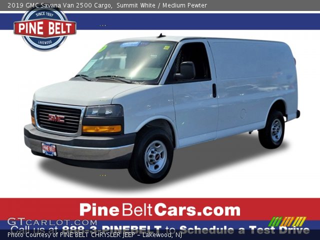 2019 GMC Savana Van 2500 Cargo in Summit White