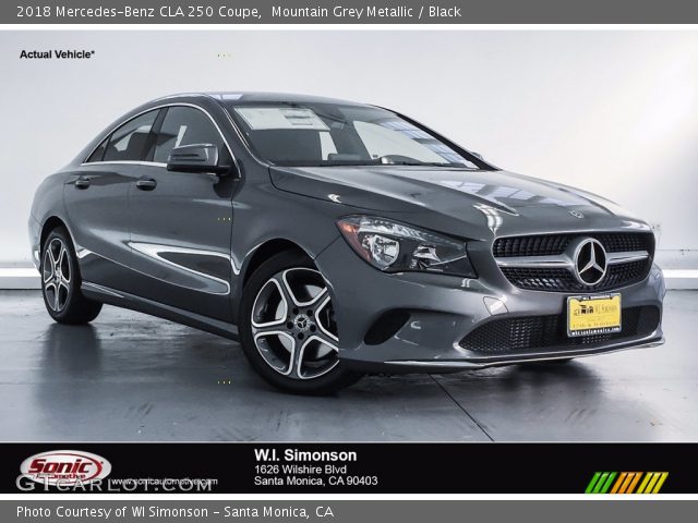 2018 Mercedes-Benz CLA 250 Coupe in Mountain Grey Metallic