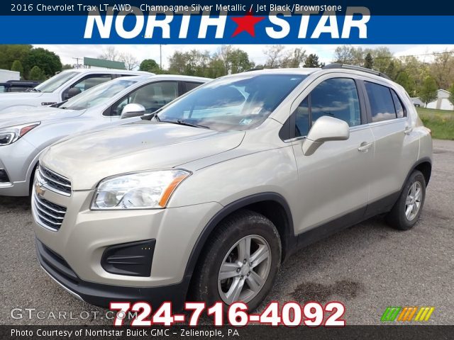 2016 Chevrolet Trax LT AWD in Champagne Silver Metallic