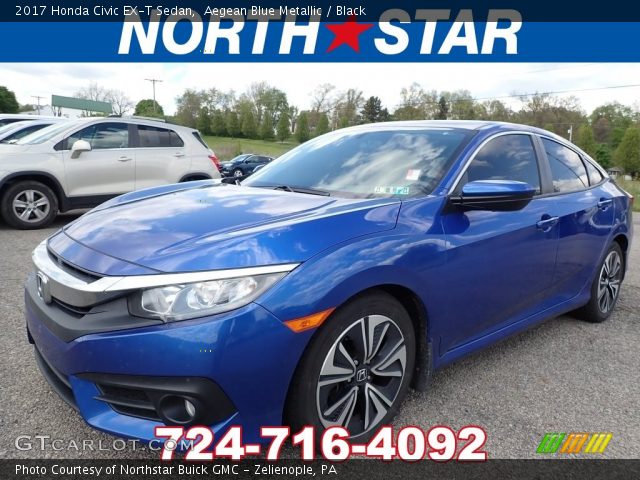 2017 Honda Civic EX-T Sedan in Aegean Blue Metallic