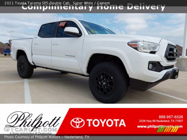 2021 Toyota Tacoma SR5 Double Cab in Super White