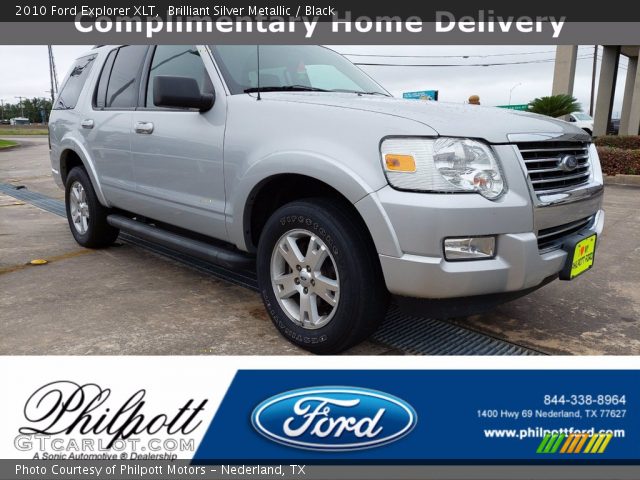 2010 Ford Explorer XLT in Brilliant Silver Metallic