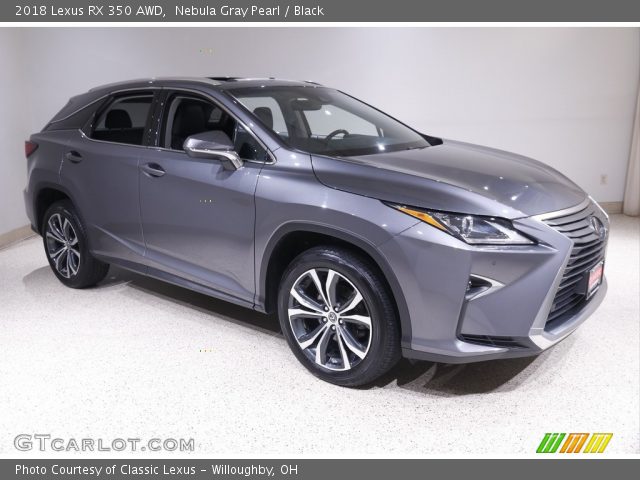 2018 Lexus RX 350 AWD in Nebula Gray Pearl