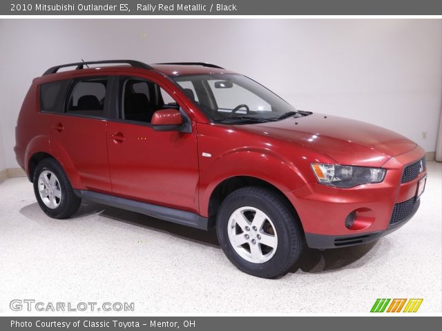 2010 Mitsubishi Outlander ES in Rally Red Metallic
