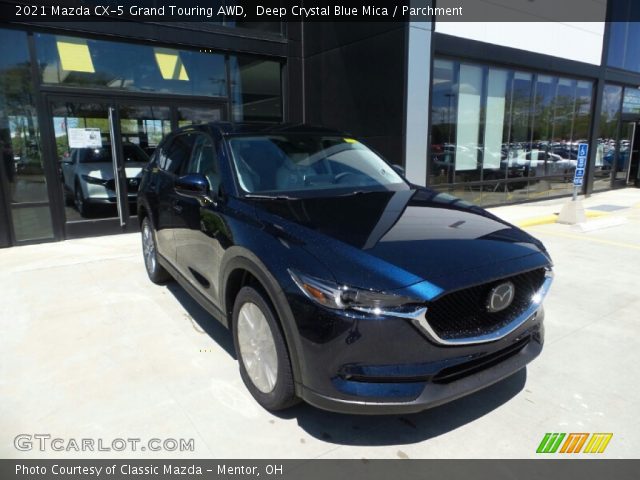 2021 Mazda CX-5 Grand Touring AWD in Deep Crystal Blue Mica