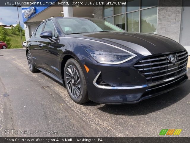 2021 Hyundai Sonata Limited Hybrid in Oxford Blue