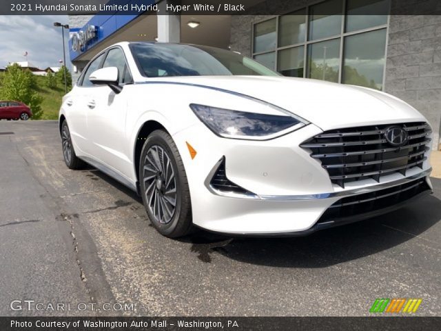 2021 Hyundai Sonata Limited Hybrid in Hyper White