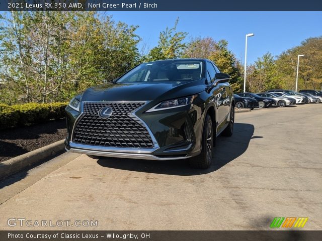 2021 Lexus RX 350 AWD in Nori Green Pearl