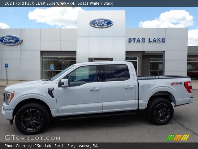 2021 Ford F150 Lariat SuperCrew 4x4 in Space White
