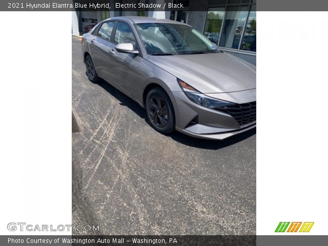 2021 Hyundai Elantra Blue Hybrid in Electric Shadow