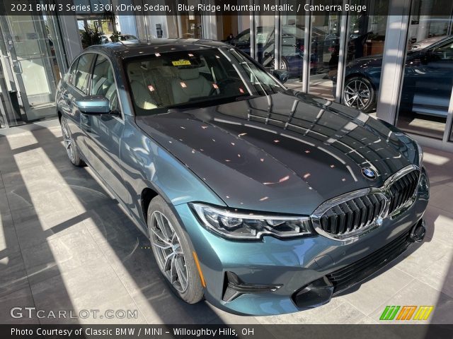 2021 BMW 3 Series 330i xDrive Sedan in Blue Ridge Mountain Metallic