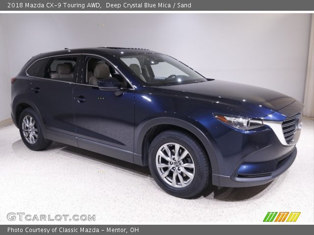 2018 Mazda CX-9 Touring AWD in Deep Crystal Blue Mica