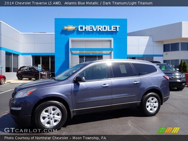 2014 Chevrolet Traverse LS AWD in Atlantis Blue Metallic