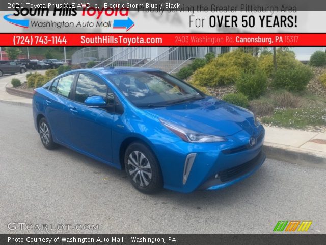 2021 Toyota Prius XLE AWD-e in Electric Storm Blue
