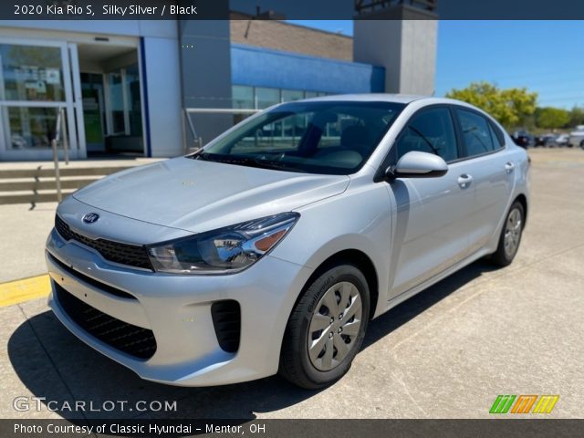 2020 Kia Rio S in Silky Silver