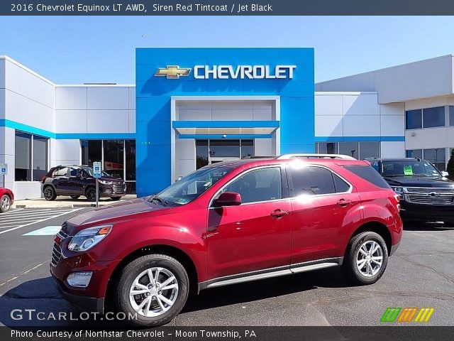 2016 Chevrolet Equinox LT AWD in Siren Red Tintcoat