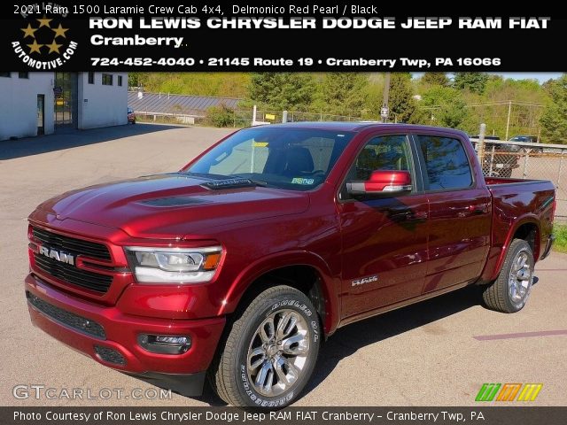 2021 Ram 1500 Laramie Crew Cab 4x4 in Delmonico Red Pearl