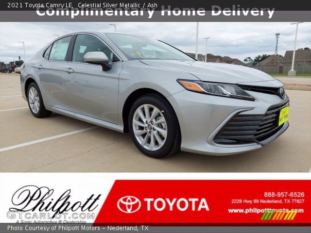2021 Toyota Camry LE in Celestial Silver Metallic