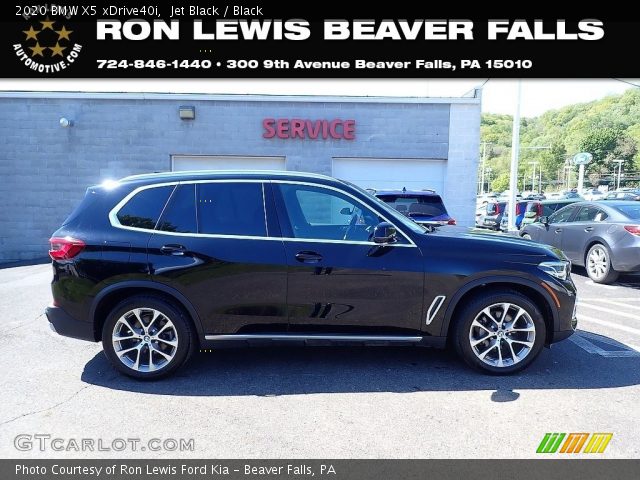 2020 BMW X5 xDrive40i in Jet Black