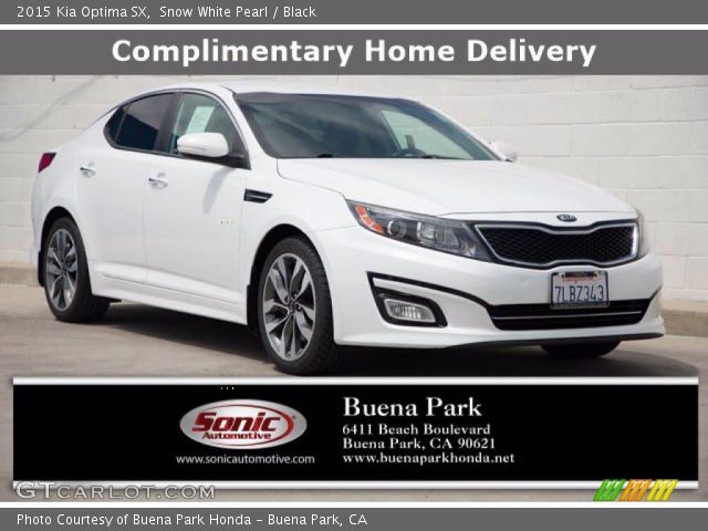 2015 Kia Optima SX in Snow White Pearl