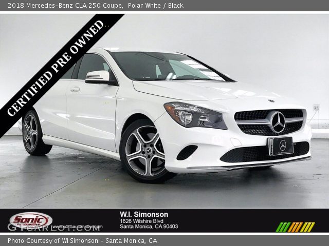 2018 Mercedes-Benz CLA 250 Coupe in Polar White