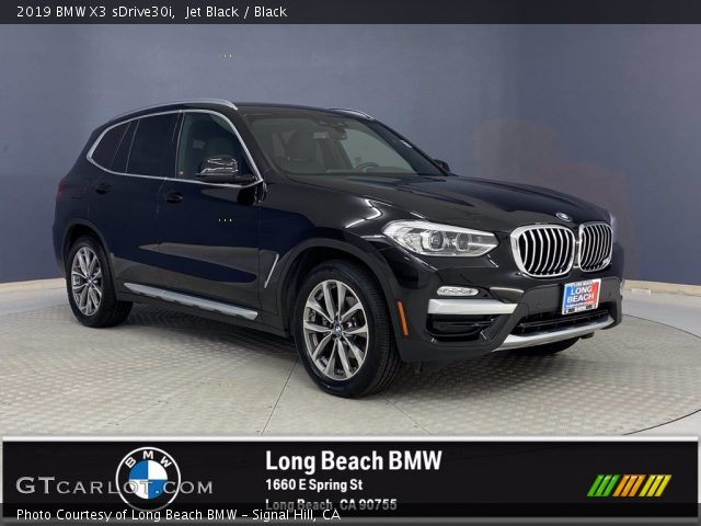 2019 BMW X3 sDrive30i in Jet Black